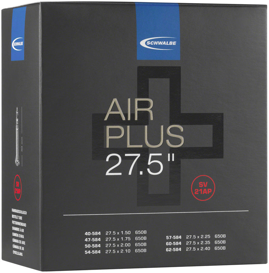 Schwalbe Air Plus Tube - 27.5 x 2.1 - 3 40mm Presta Valve-Goodwynn'sGoodwynn's