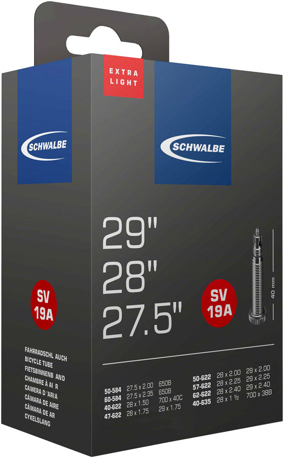 Schwalbe Extra Light Tube - 27.5 x 2.1 - 2.4 40mm Presta Valve-Goodwynn'sGoodwynn's