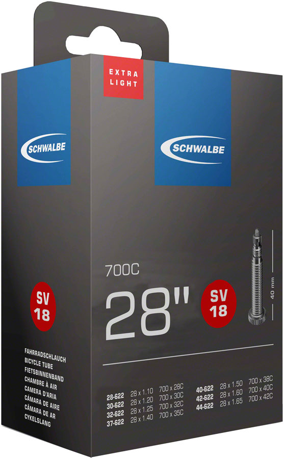 Schwalbe Extra Light Tube - 700 x 28 - 42mm 40mm Presta Valve-Goodwynn'sGoodwynn's