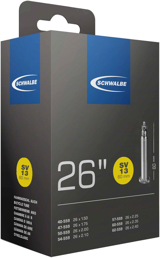 Schwalbe Standard Tube - 26 x 1.5 - 2.5 40mm Presta Valve-Goodwynn'sGoodwynn's