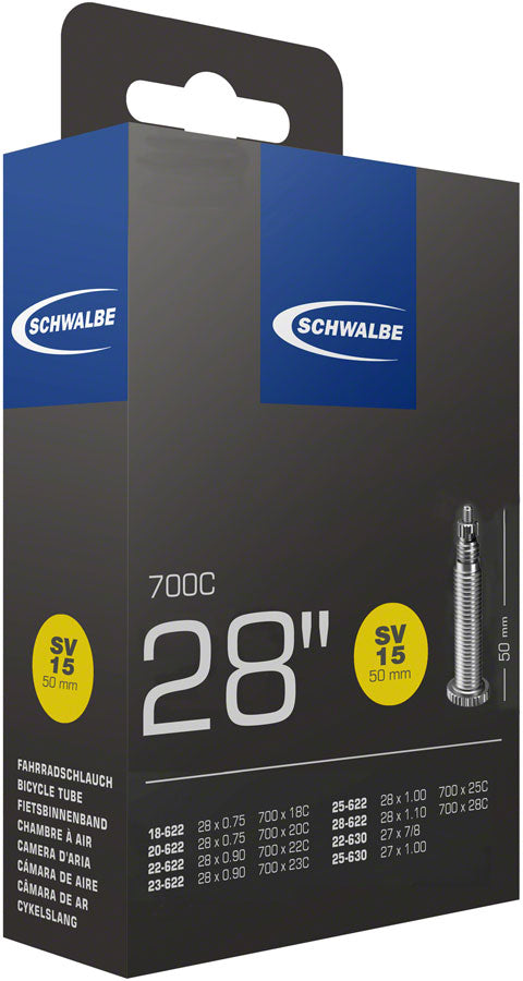 Schwalbe Standard Tube - 700 x 18 - 28mm 50mm Presta Valve-Goodwynn'sGoodwynn's