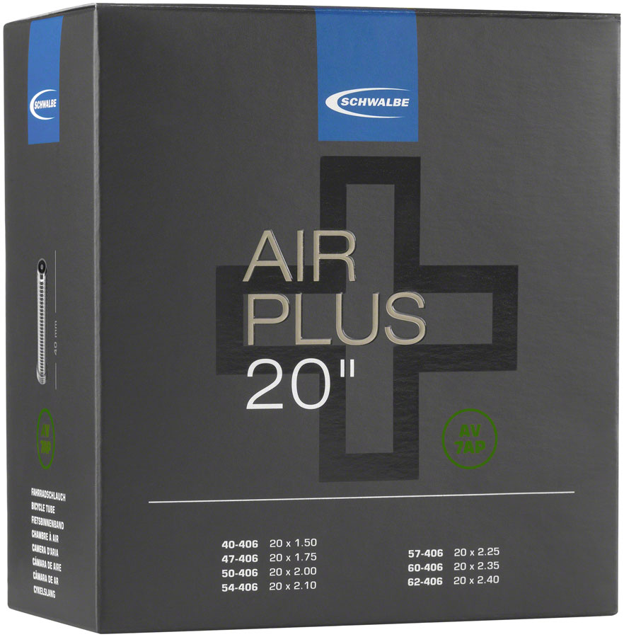 Schwalbe Air Plus Tube - 20 x 1.5 - 2.4 40mm Schrader Valve-Goodwynn'sGoodwynn's