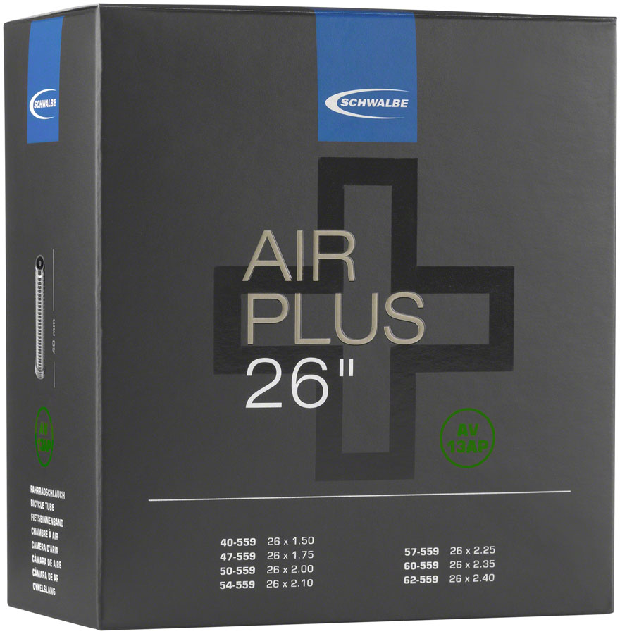 Schwalbe Air Plus Tube - 26 x 1.5 - 2.4 40mm Schrader Valve-Goodwynn'sGoodwynn's