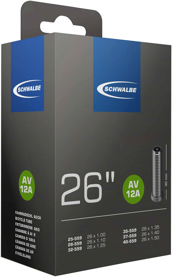 Schwalbe Standard Tube - 26 x 1.1 - 1.5 40mm Schrader Valve-Goodwynn'sGoodwynn's