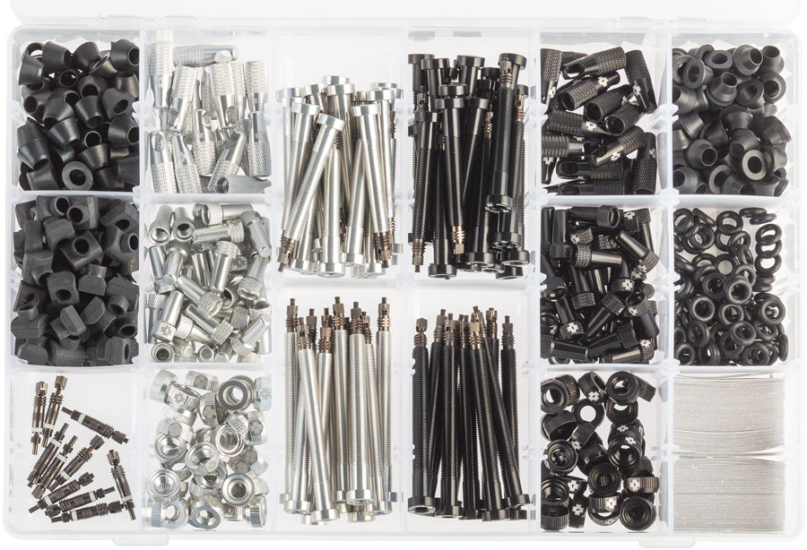 Muc-Off Workshop-Tubeless Valve Kit Box Black/Silver-Goodwynn'sGoodwynn's