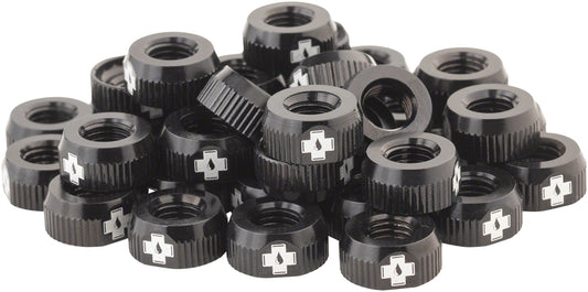 Muc-Off Tubeless Valve Box Refill -  Black Lock Nut Pack of 40-Goodwynn's