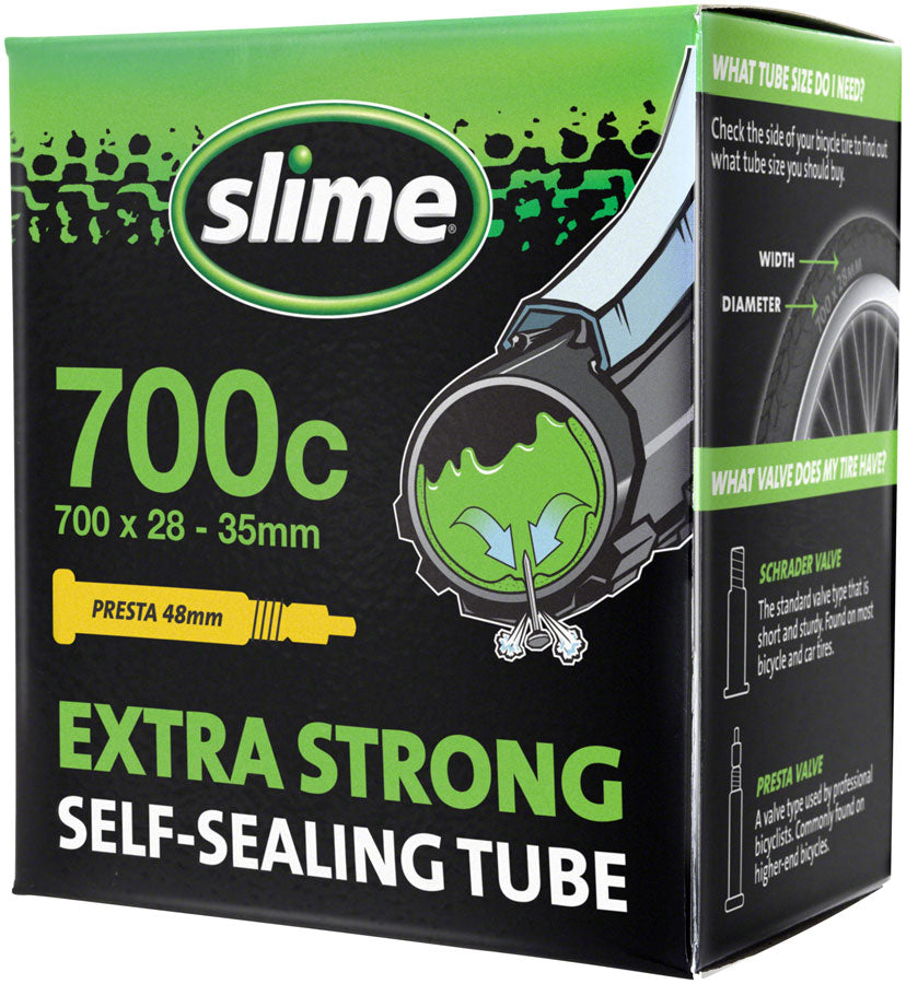 Slime Self-Sealing Tube - 700 x 28 -35mm 48mm Presta Valve-Goodwynn'sGoodwynn's