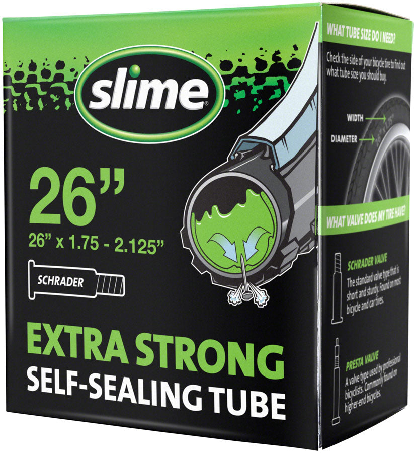 Slime Self-Sealing Tube - 26 x 1.75 - 2.125 Schrader Valve-Goodwynn'sGoodwynn's
