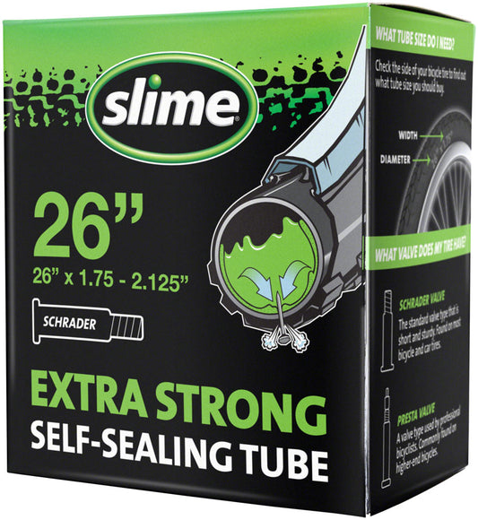 Slime Self-Sealing Tube - 26 x 1.75 - 2.125 Schrader Valve-Goodwynn's