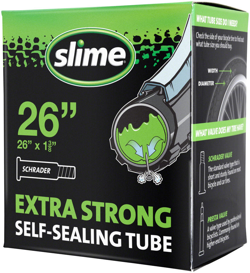 Slime Self-Sealing Tube - 26 x 1-3/8 Schrader Valve-Goodwynn'sGoodwynn's