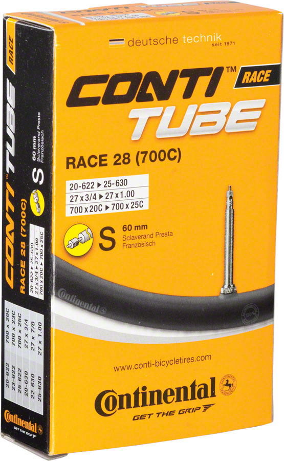 Continental Standard Tube - 700 x 20 - 25mm 60mm Presta Valve-Goodwynn'sGoodwynn's