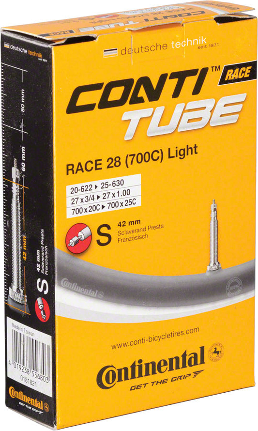 Continental Light Tube - 700 x 20 - 25mm 42mm Presta Valve-Goodwynn's