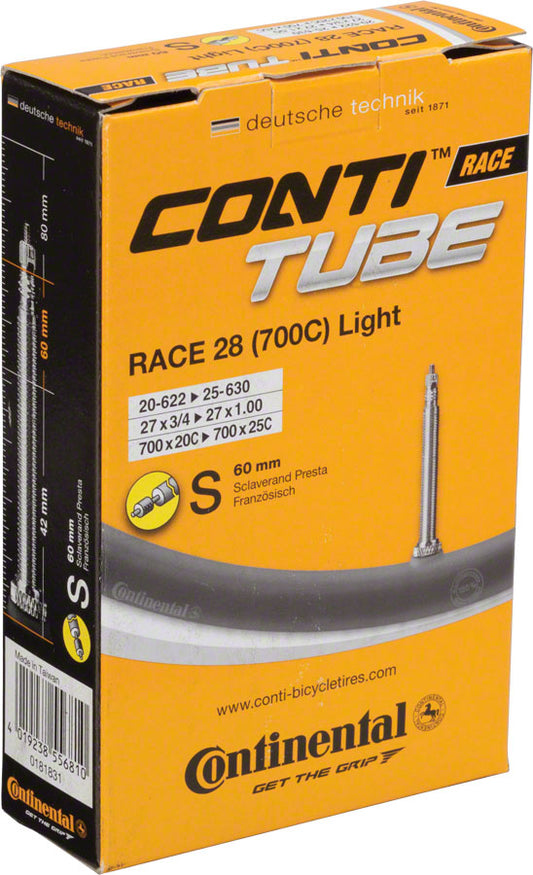 Continental Light Tube - 700 x 20 - 25mm 60mm Presta Valve-Goodwynn's
