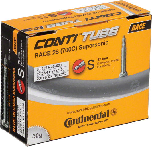 Continental Supersonic Tube - 700 x 20 - 25mm 42mm Presta Valve-Goodwynn's