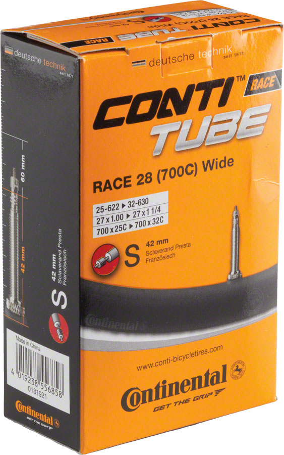 Continental Standard Tube - 700 x 25 - 32mm 42mm Presta Valve-Goodwynn'sGoodwynn's
