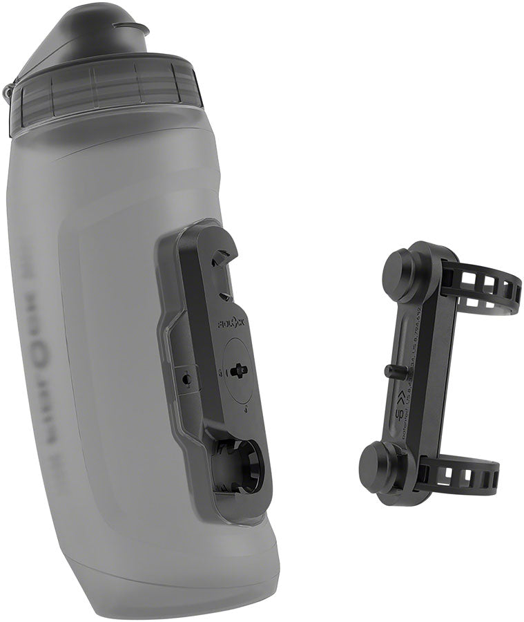 Fidlock TWIST Water Bottle Cage Set - Universal Base Mount Strap-On 590ml Smoke-Goodwynn'sGoodwynn's