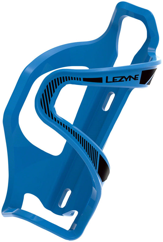 Lezyne Flow SL Water Bottle Cage - Left Side Entry Blue