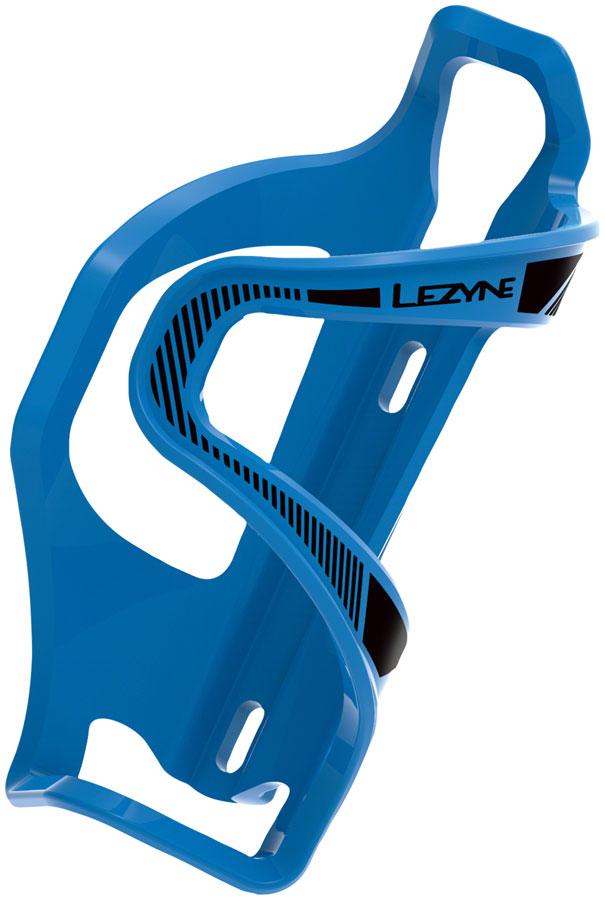 Lezyne Flow SL Water Bottle Cage - Left Side Entry Blue-Goodwynn'sGoodwynn's