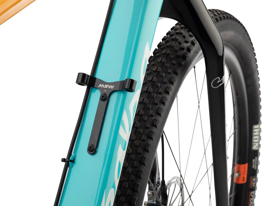 MSW Seltzer Mount - CO2 and Bottle Cage holder with 27.2mm clamp Black-Goodwynn'sGoodwynn's