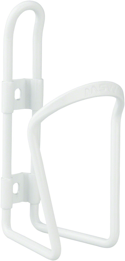 MSW AC-100 Alloy Water Bottle Cage 6mm rod White-Goodwynn'sGoodwynn's
