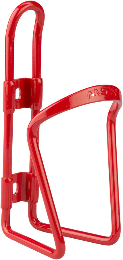 MSW AC-100 Alloy Water Bottle Cage 6mm rod Red-Goodwynn'sGoodwynn's