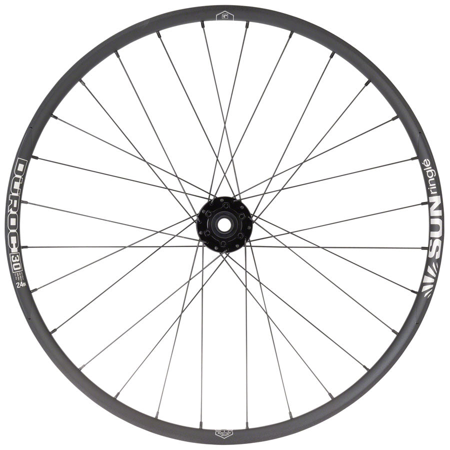 Sun Ringle Duroc 30 JUNIT Front Wheel - 24" 15/QR x 100mm 6-Bolt Black-Goodwynn'sGoodwynn's