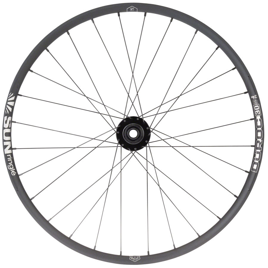 Sun Ringle Duroc 30 JUNIT Front Wheel - 24" 15/QR x 100mm 6-Bolt Black-Goodwynn'sGoodwynn's