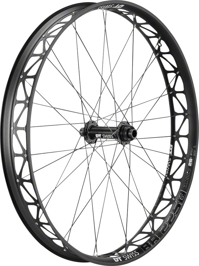 DT Swiss Big Ride Front Wheel - 26" 15 x 150mm Center-Lock BLK/White Clincher-Goodwynn'sGoodwynn's
