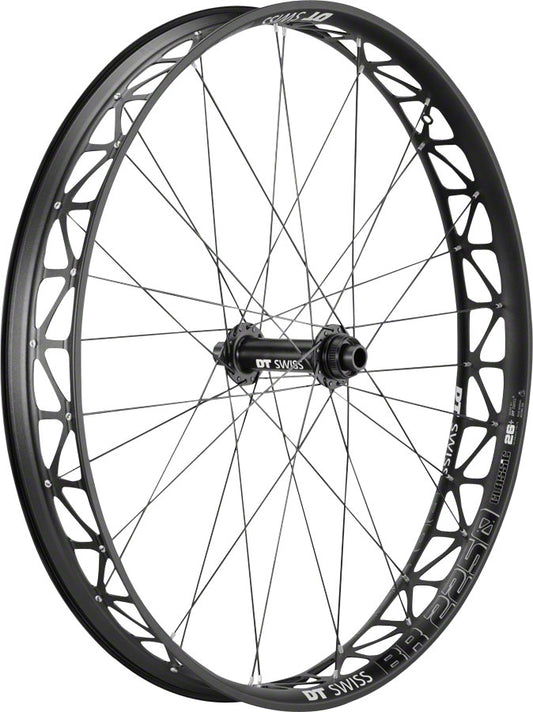 DT Swiss Big Ride Front Wheel - 26" 15 x 150mm Center-Lock BLK/White Clincher-Goodwynn's