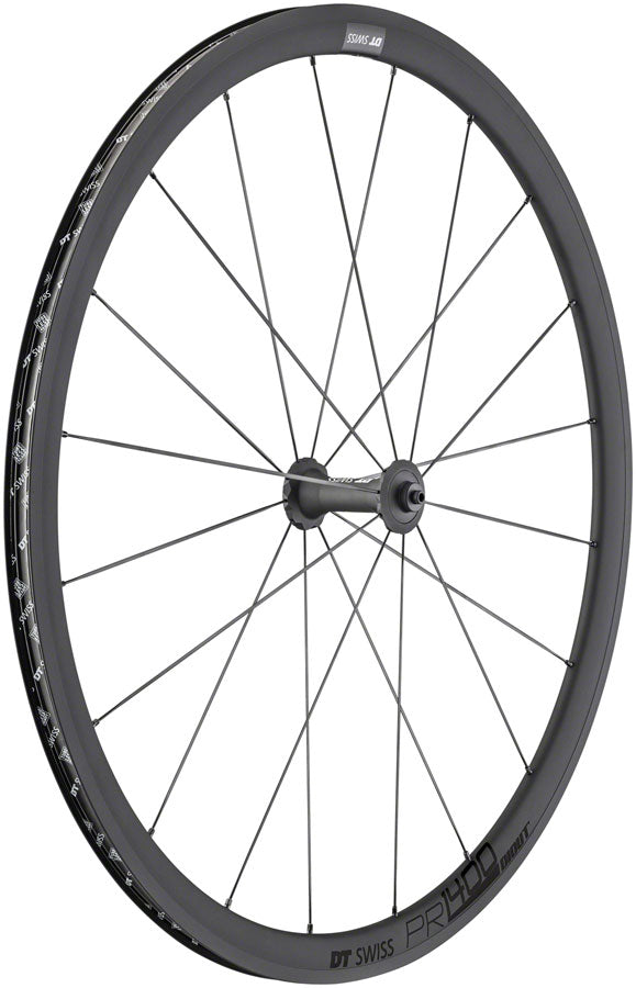 DT Swiss PR 1400 DICUT OXiC Front Wheel - 700 QR x 100mm Rim Brake BLK 32mm-Goodwynn'sGoodwynn's