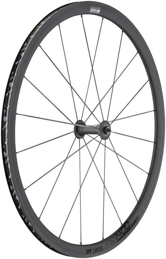 DT Swiss PR 1400 DICUT OXiC Front Wheel - 700 QR x 100mm Rim Brake BLK 32mm-Goodwynn's