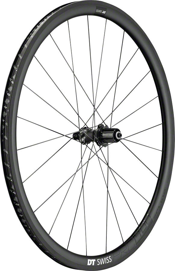 DT Swiss PRC 1400 Spline Rear Wheel - 700 QR x 130mm Rim Brake HG 11 Black-Goodwynn'sGoodwynn's