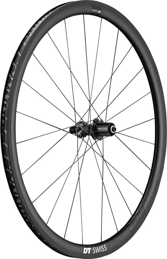 DT Swiss PRC 1400 Spline Rear Wheel - 700 QR x 130mm Rim Brake HG 11 Black-Goodwynn's