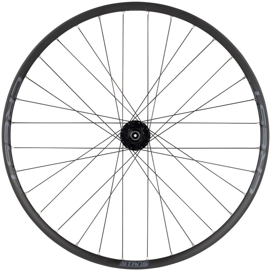 Stans No Tubes Crest S2 Front Wheel - 26" QR x 100mm 6-Bolt Black-Goodwynn'sGoodwynn's