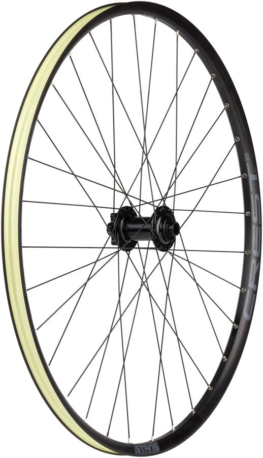 Stans No Tubes Crest S2 Front Wheel - 29" 15 x 110mm 6-Bolt Black-Goodwynn'sGoodwynn's