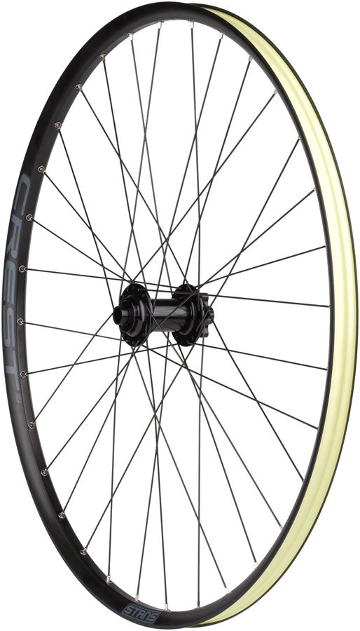 Stans No Tubes Crest S2 Front Wheel - 29" 15 x 110mm 6-Bolt Black-Goodwynn'sGoodwynn's