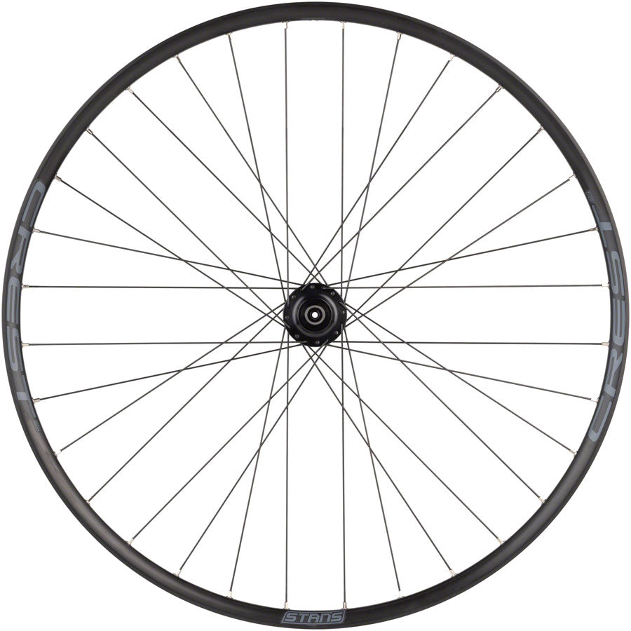 Stans No Tubes Crest S2 Front Wheel - 29" QR x 100mm 6-Bolt Black-Goodwynn'sGoodwynn's
