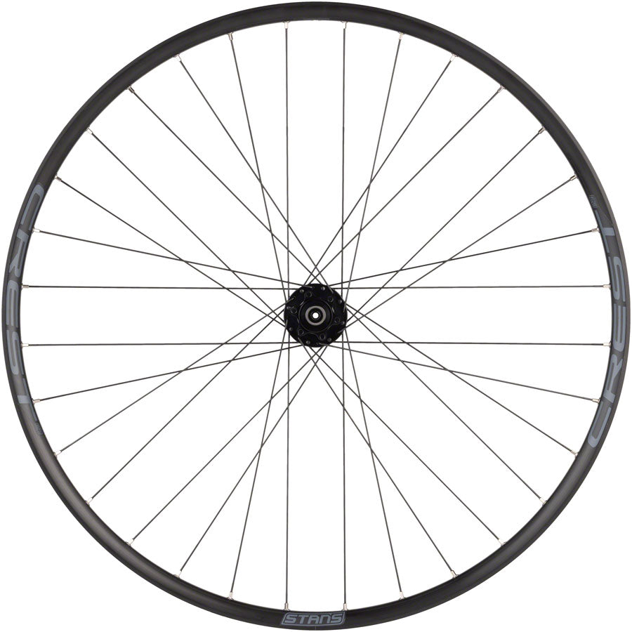 Stans No Tubes Crest S2 Front Wheel - 29" QR x 100mm 6-Bolt Black-Goodwynn'sGoodwynn's