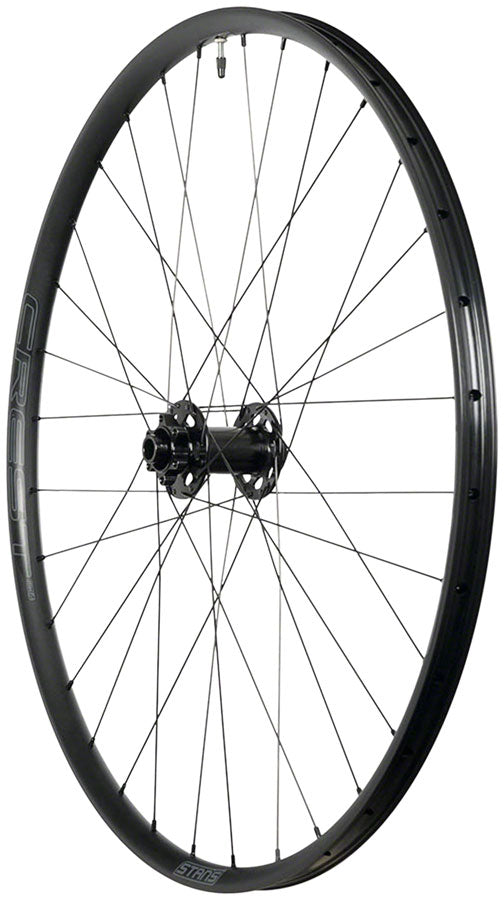 Stans NoTubes Crest MK4 Front Wheel - 27.5 12 x 100mm 6-Bolt Black-Goodwynn'sGoodwynn's
