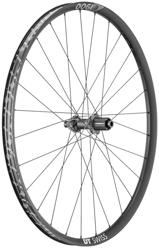 DT Swiss E 1900 Spline 30 Rear Wheel - 29" 12 x 148mm Center-Lock HG 11 MTN BLK-Goodwynn's