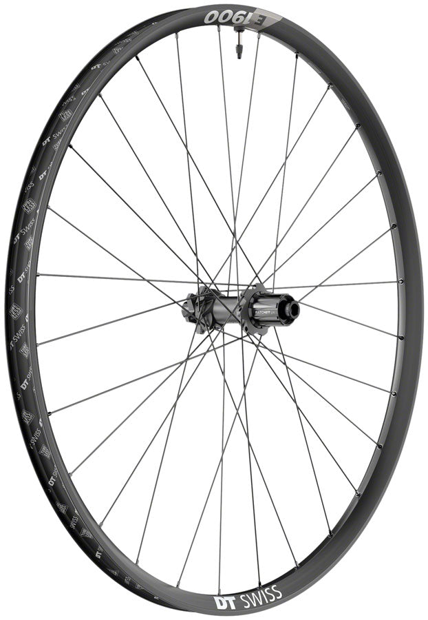DT Swiss E 1900 Spline 30 Rear Wheel - 29" 12 x 148mm 6-Bolt HG 11 MTN Black-Goodwynn'sGoodwynn's
