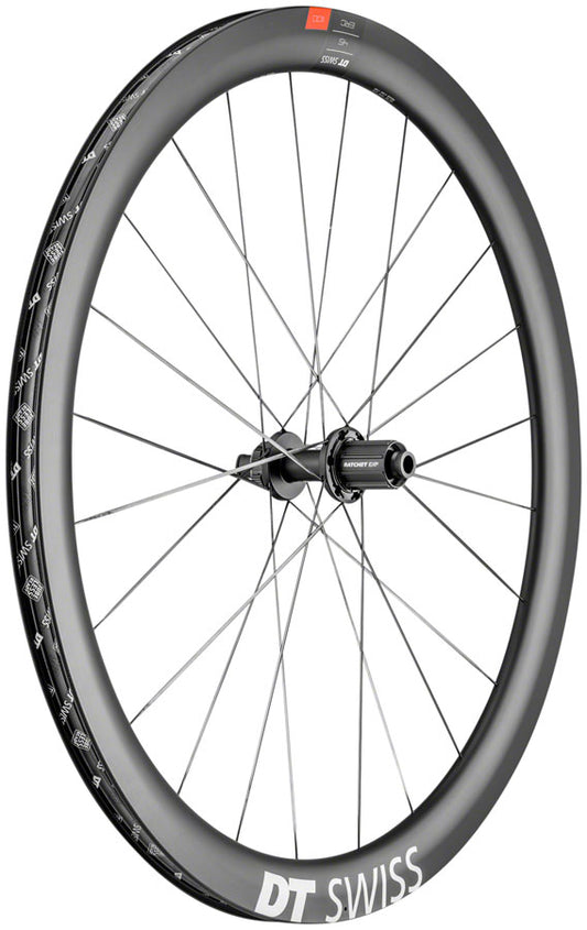 DT Swiss ERC 1100 DiCut 45 Rear Wheel - 700c 12 x 142mm Center-Lock HG 11 Road/XDR BLK-Goodwynn's
