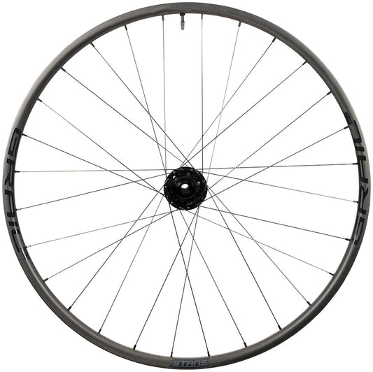 Stans No Tubes Grail CB7 Front Wheel - 700 12 x 100mm Center-Lock Gray