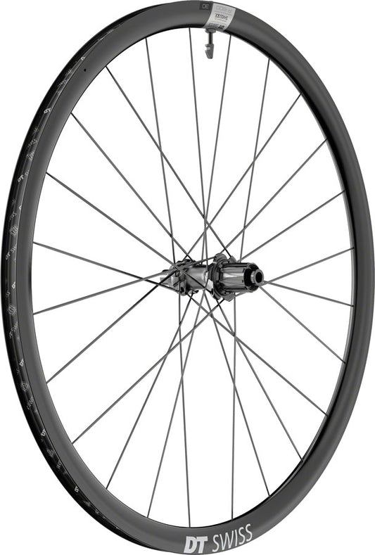 DT Swiss A 1800 Spline 30 Rear Wheel - 700c 12 x 142mm Center-Lock HG 11 Road Ratchet LN 18 BLK-Goodwynn's