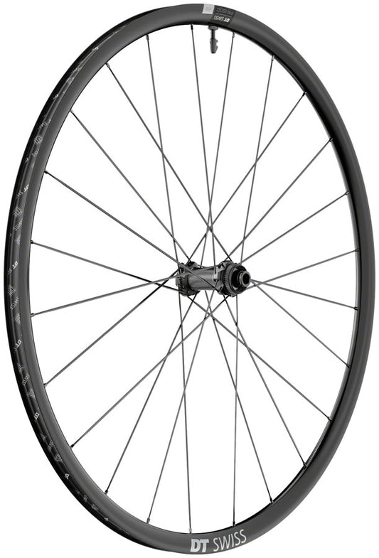 DT Swiss PR 1600 Spline 23 Front Wheel - 700 12 x 100mm Center-Lock Black-Goodwynn's