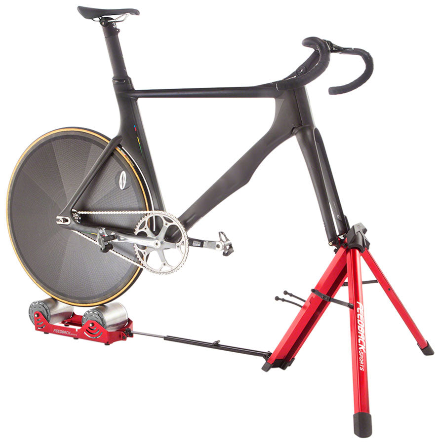 Feedback Sports Omnium Zero-Drive Rear Wheel Trainer - Fork Mount No Resistance Red-Goodwynn'sGoodwynn's