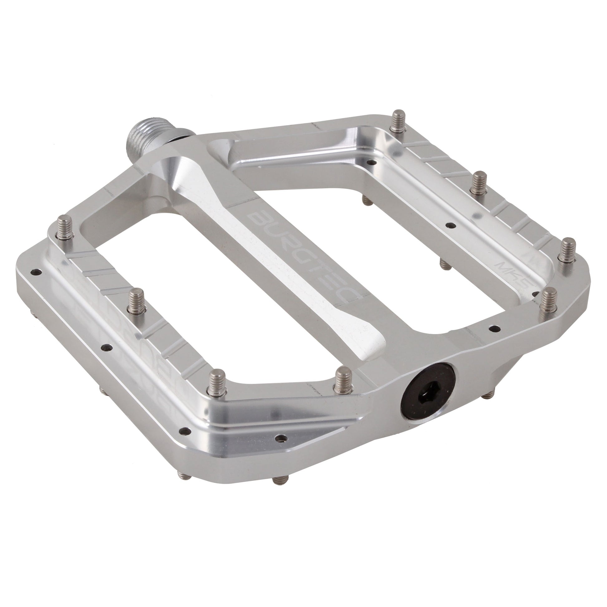 Burgtec Penthouse MK5 Pedals CrMo - Silver-Goodwynn'sGoodwynn's
