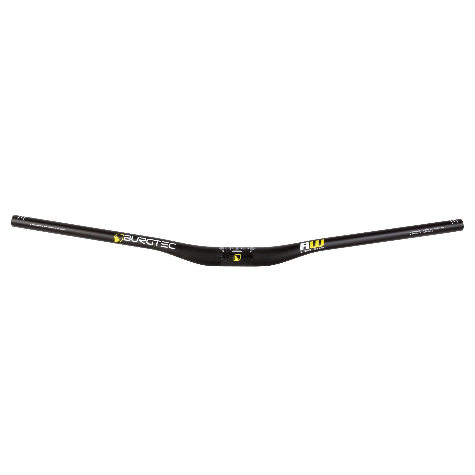Burgtec Ride Wide Carbon Enduro Riser Bar (35) 20/800mm - UD-Goodwynn'sGoodwynn's