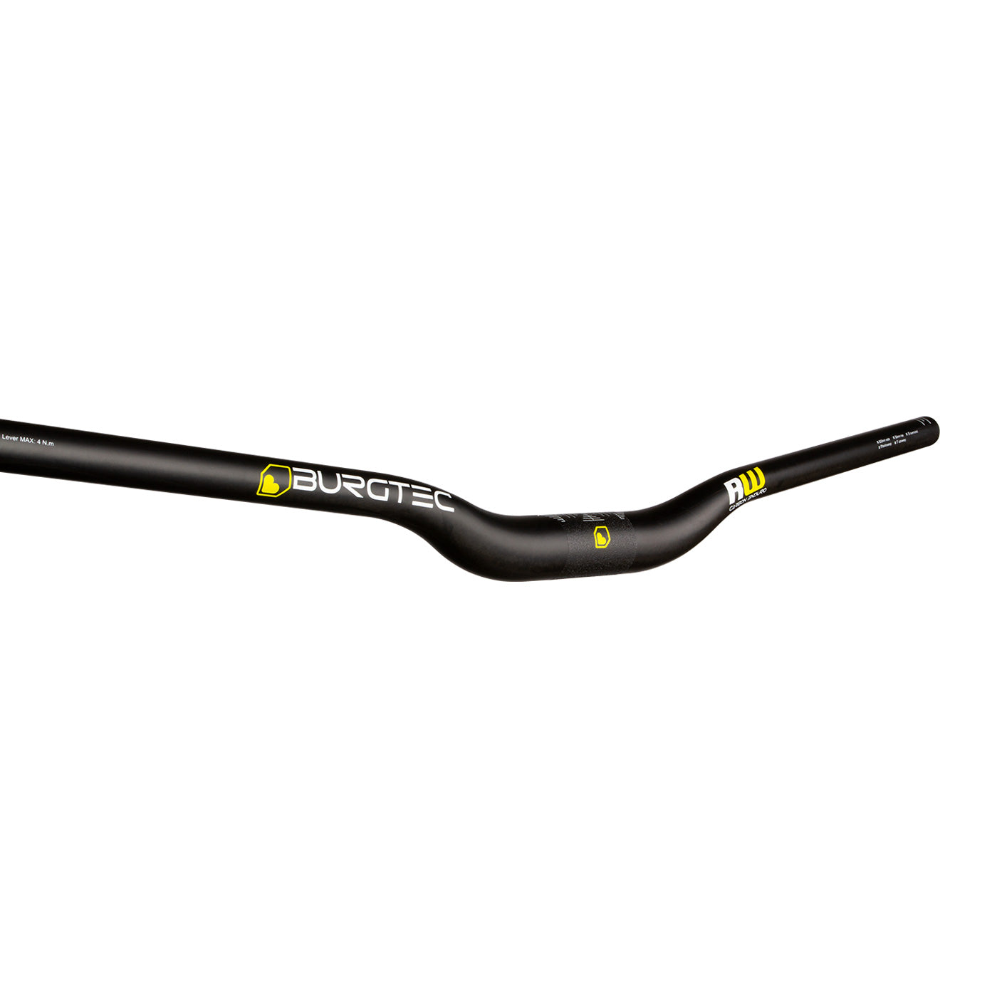Burgtec Ride Wide Carbon Enduro Riser Bar (35) 30/800mm - UD-Goodwynn'sGoodwynn's