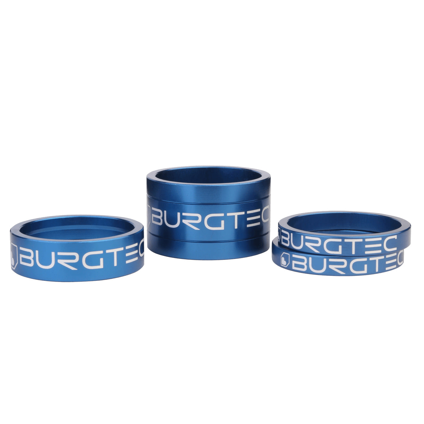 Burgtec Stem Spacer Kit - Deep Blue Set/4-Goodwynn'sGoodwynn's